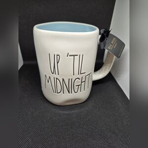 Rae Dunn Disney Princess Cinderella "Up Til Midnight" Ceramic Mug